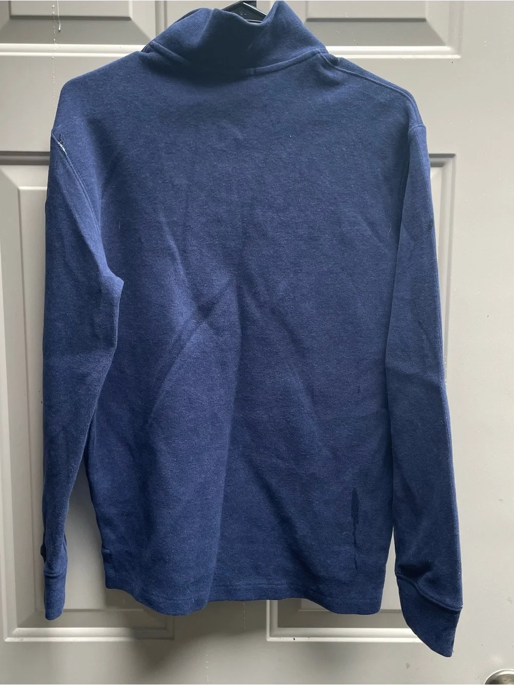 Polo Ralph Lauren blue partial zip pullover top Men Small Like new
